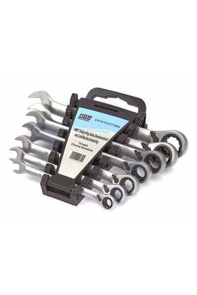 HBM Machines SET CHEI COMBINATE CU CLICHET REVERSIBIL 8-19 MM 7 PIESE
