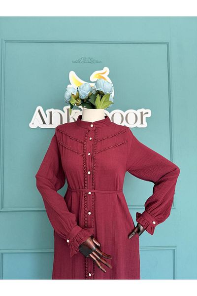 Nissra Ankanoor Skirt Ruffled Lace Muslin Dress Anka255101