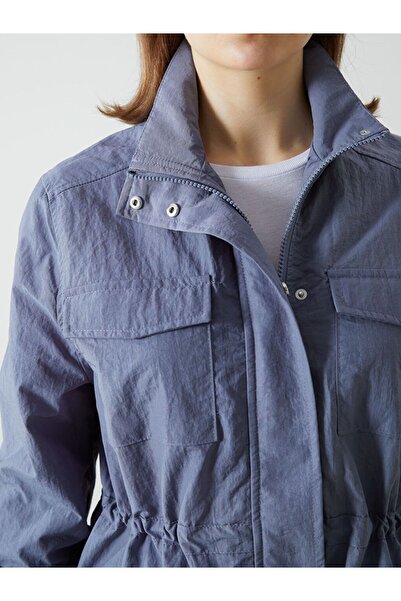 LC Waikiki Lcwaikiki Classic Stand Collar Women's Raincoat