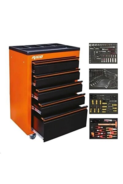 Rico 5 ÇEKMECELİ DOLU TAKIM ARABASI 185 PARÇA