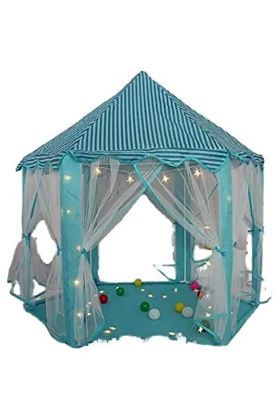 Tradeo Durable hexagonal castle tent for kids—portable, easy to set up, for indoor & outdoor play fun