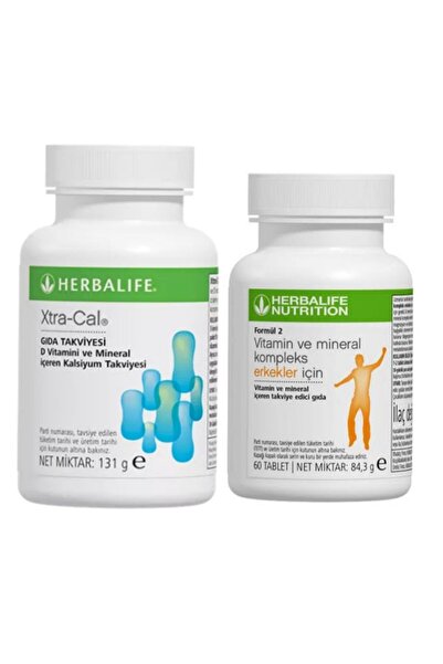 Herbalife Formula 2 Vitamin and Mineral Complex for Men & Xtra-Cal Calcium