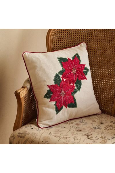 HomeVibes Fata de perna POINSETTIA XMAS