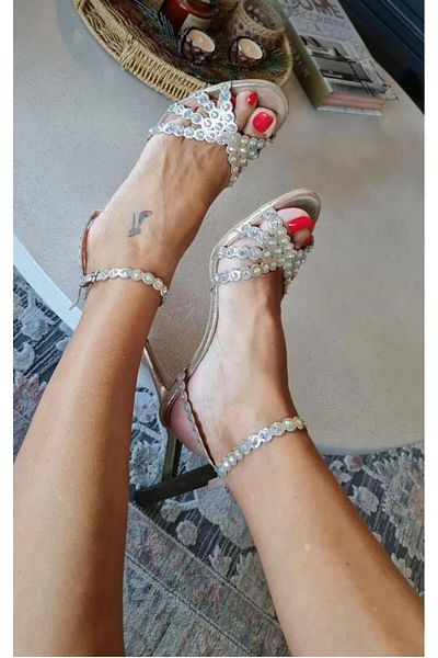 Pine Cone Band Detail Women's Shoes
