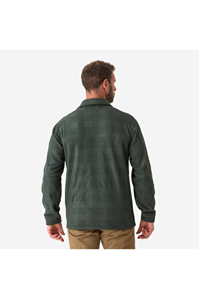Decathlon Solognac Men's Long Sleeve Lumberjack Shirt - Green - Hunting & Nature Observation - 100