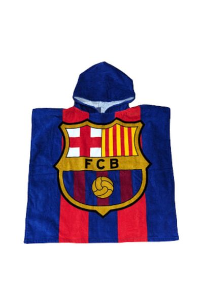 FC BARCELONA Poncho towel, 60x120 cm, multicolor, Blaugrana, FC Barcelona