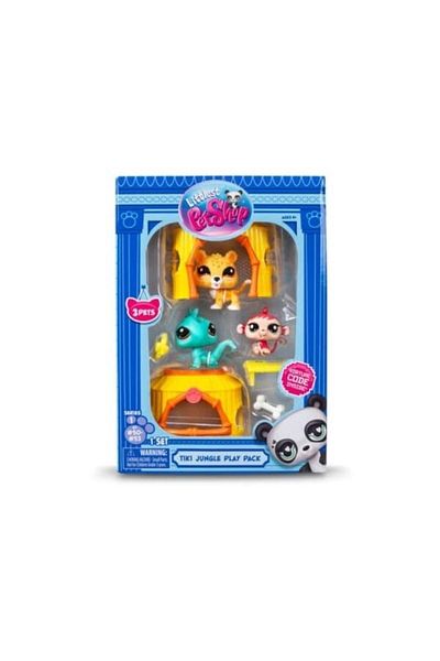 Littlest Pet Shop Set de 3 figurine Littlest Pets Shop - Jungla Tiki