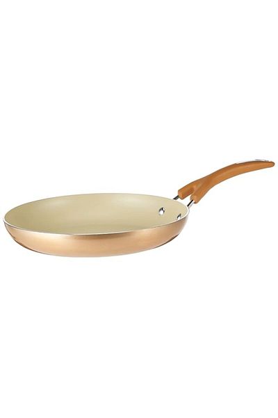 Generic Meyer Aluminum Non-stick Open Fry Pan - Cream MY16874 White