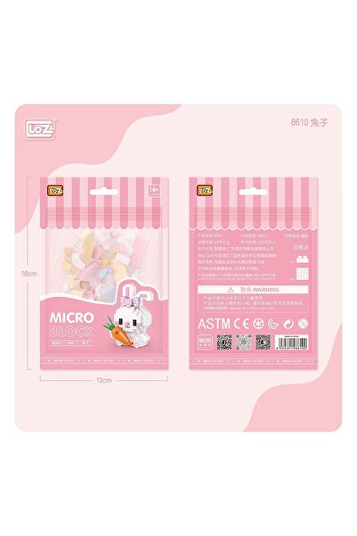 NEWBRENDHOME ألعاب تعليمية تفاعلية LZ8610 LOZ لعبة مكعبات صغيرة - لعبة فانجون...