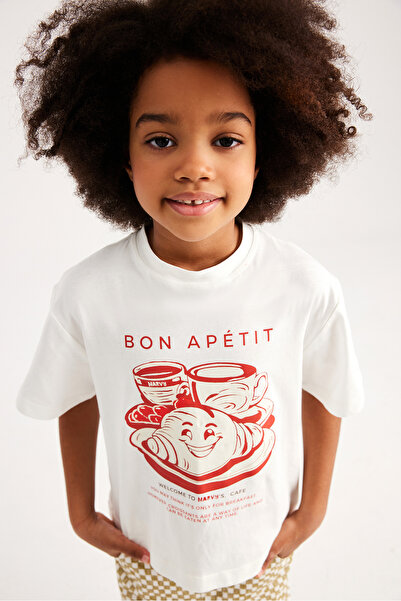 Marvy Croissant Printed Tshirt