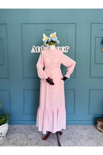 Nissra Ankanoor Skirt Ruffled Lace Muslin Dress Anka255101