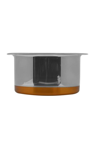 Generic Raj Copper Bottom Cooking Pot, 22cm x 11cm, Silver, GCBT05, Curry Pot , Tea Pot , Rice Pot ,