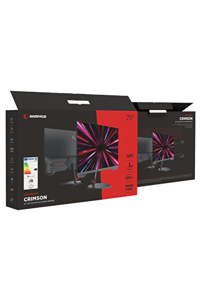 Rampage CRIMSON CR25R300F 25 300Hz 1ms CSOT FAST IPS FHD Freesync/G-Sync PC Flat Oyuncu Monitörü