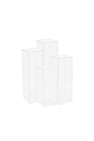 Lamsit Ibdaa Acrylic Utility Rolling Cart, Multifunction Storage Cart on Whee...