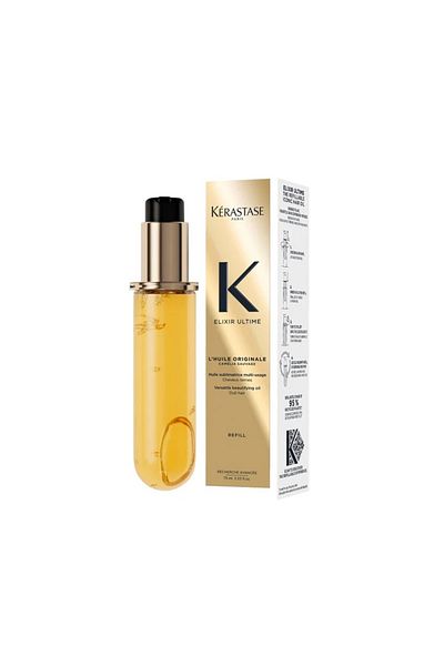 Kerastase Kérastase Elixir Ultime L’Huile Originale Hair Serum Refill 75ml – Nourishing Shine Enhancer
