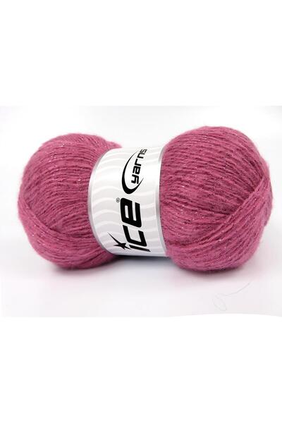 Ice yarns مجموعة من 4 خيوط من خيوط الأنغورا اللامعة بوزن 100 جرام (10% موهير،...