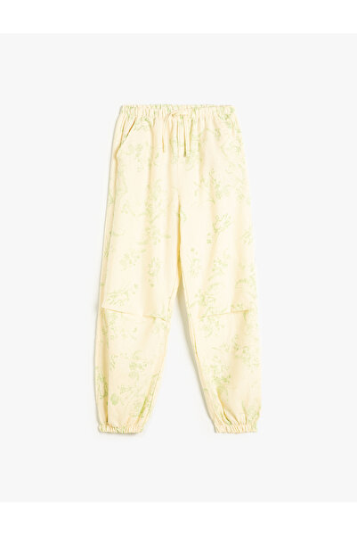Koton Beige Girl's Jogger Trousers