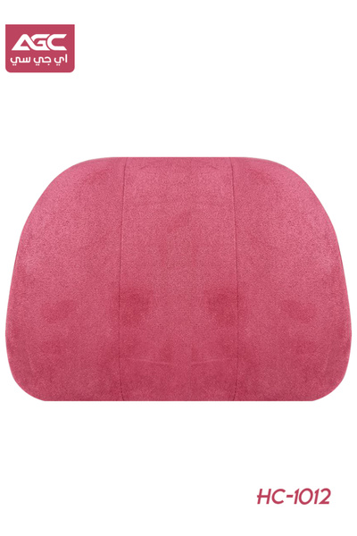 AGC Memory Foam Car Headrest Cushion for Neck and Head Support Adjustable Strap HC-1012 Maroon
