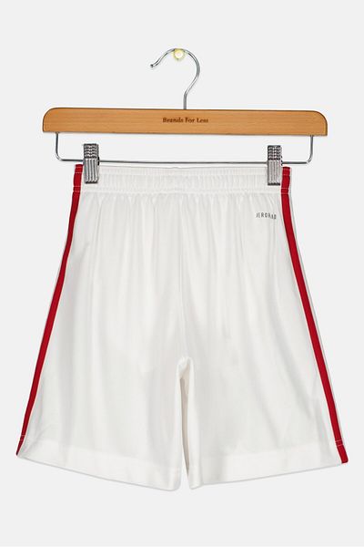 adidas Kids Boy Sportswear Fit Brand Logo Training Shorts, White
