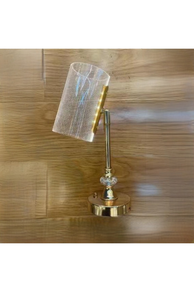 Vooltex ابجورة طاولة مودرن فاخرة بلون ذهبي من فولتكس