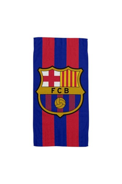 FC BARCELONA Bath towel, 70x140 cm, 100% cotton, multicolor, FC Barcelona