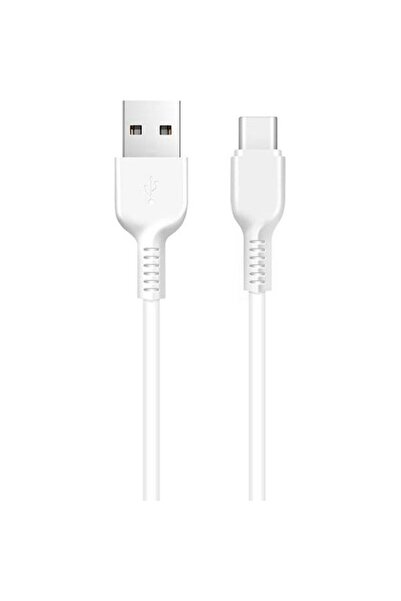 Hoco Cablu de date Flash X20, USB la USB Tip-C, 2m, Alb
