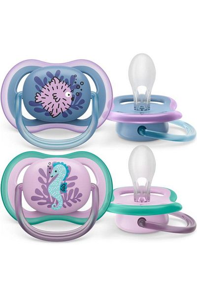 Philips Avent Set 2 pacifiers Philips-Avent SCF085/61, ultra air, 6-18 months, Orthodontic, BPA-free