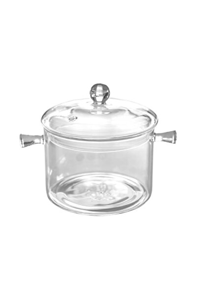 Generic Clear Glass Cooking Pot Glass Saucepan (5 pcs