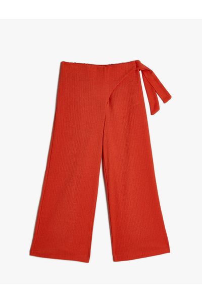 Koton Orange Girl's Wide Leg Trousers