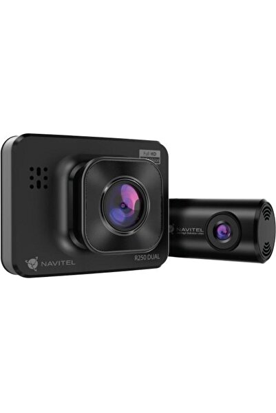 Navitel Camera Auto DVR R250 Dual filmare fata-spate, cu Night Vision, ecran ...