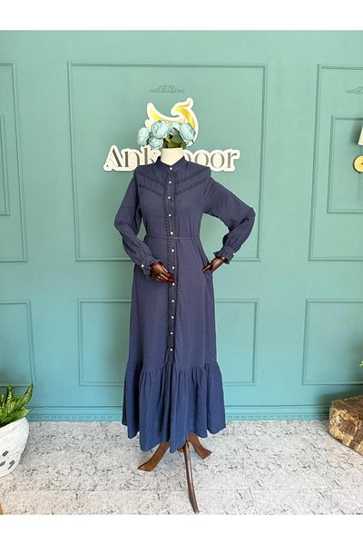 Nissra Ankanoor Skirt Ruffled Lace Muslin Dress Anka255101