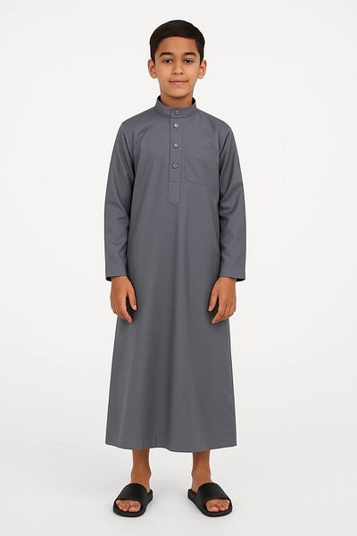 Mercan Hijab Jellabiye Children's Dress Shirt