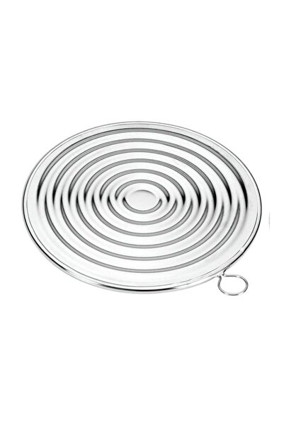 Generic موزع حرارة ميتالتكس لموقد غاز - سطح موقد فضي، مقاس: ١٩ سم، ١٨٣٧١٩