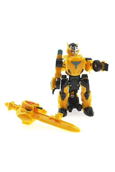 Gülce Design Kız Çocuk Oyuncak Erkek Çocuk Oyuncak Fırlatıcılı Robot Araba Eğ...