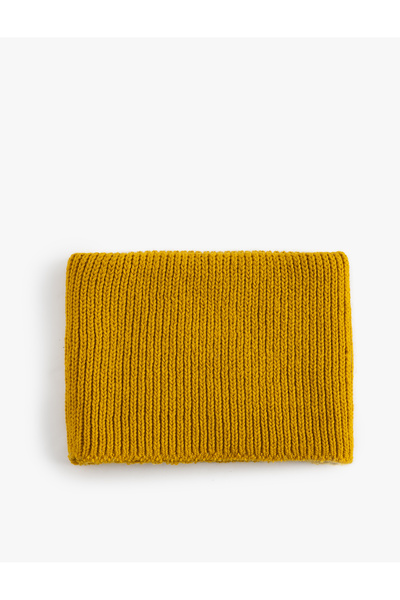 Koton وشاح محبوك للأولاد باللون الأصفر