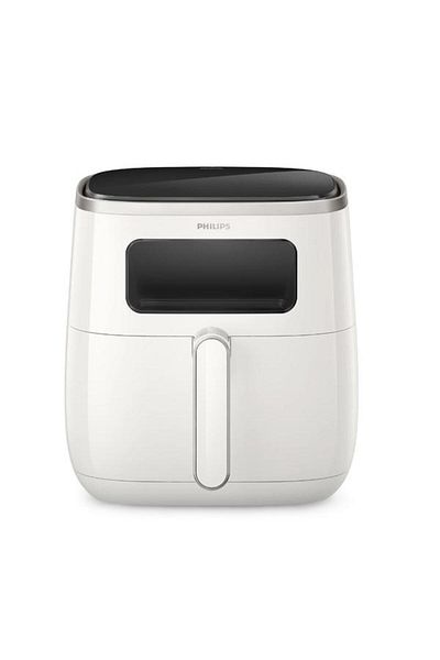 Philips Friteuza cu aer cald Seria 3000 HD 9257/20, 5.6 l, 8 programe, 1700 W, Timer 60 minute (Alb)