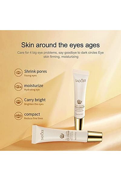 SADOER Eye Cream from XCXIN, Anti-Aging, Moisturizing and Firming, Suitable for All Skin Types, 20 Grams