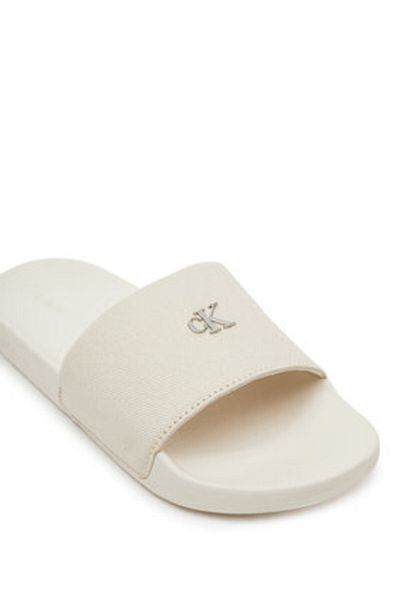 Calvin Klein Jeans Women's Flip-Flops YW0YW01713 Beige