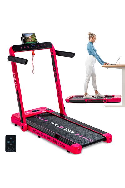Thunder Electric treadmill, Race-Pink, Maximum speed 14km/h, maximum supported 130kg