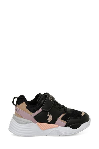 U.S. Polo Assn. Terminal Jr 5Pr Black Girl's Sports Shoes