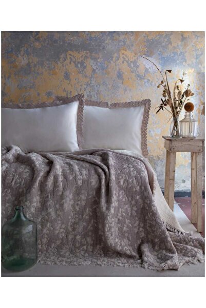Apricitas HOME Marbella Beige Bedspread Set Double