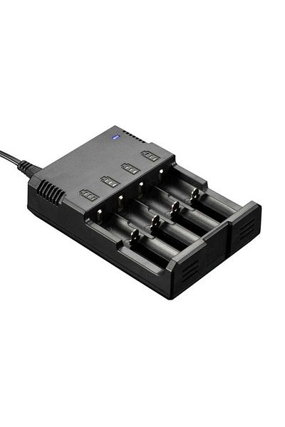 VTM Charger for 4 Li-ion Ni-MH Ni-Cd Batteries Battery Display, Compatible with Various Models
