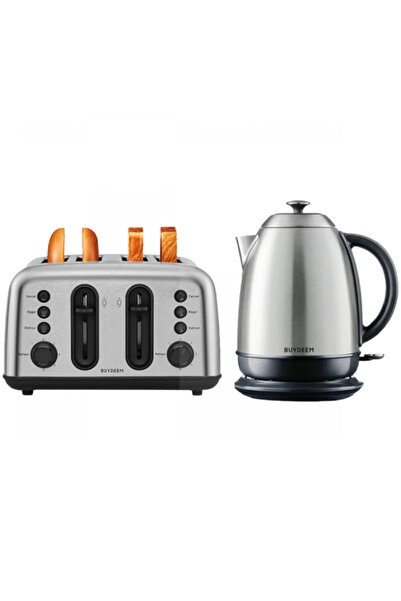 BUYDEEM Electric Kettle K640-SS/EU, 1.7L, 2400W, Stainless Steel