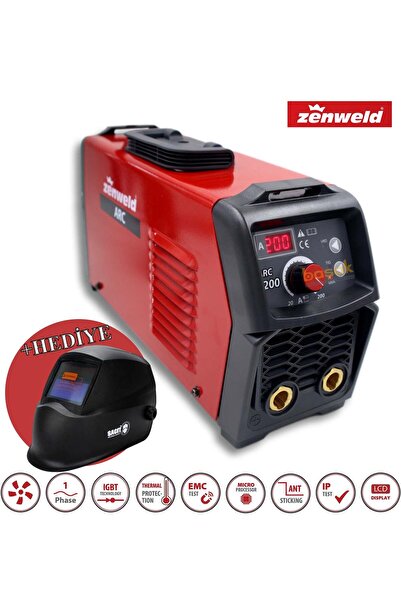 Zenweld ARC 200 Elektrod Kaynak Makinası P200 Maske Hediyeli