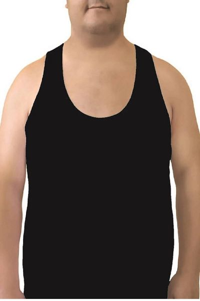 Berrak Tricou pentru bărbați din bumbac de mărime mare / 6 bucăți negru
