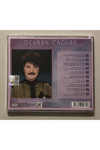 onur müzik Devran Çağlar My Heart Is Yours Cd (Zero Original Period Print Cd in Gelatin)