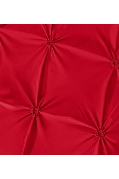 FIONNA.RO Finet Bed Linen With Pleats - Red