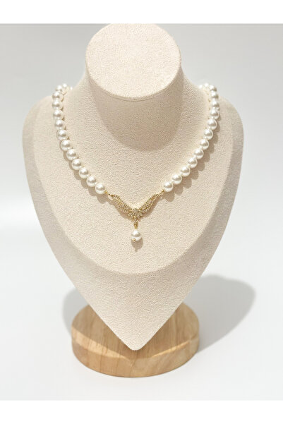 Zey Jewellery Lal İnci Kolye