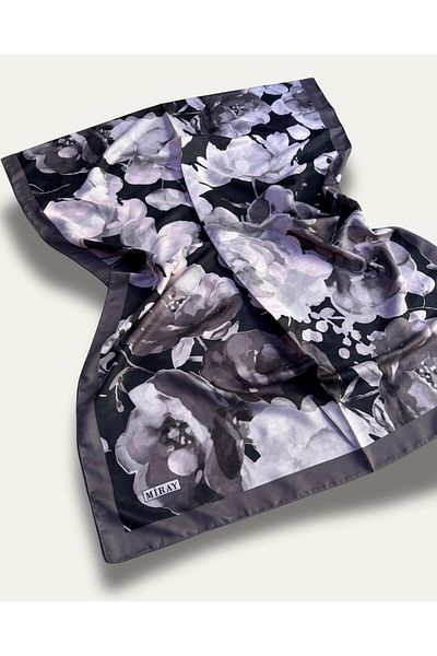 MİRAY Light comfortable cotton soft flower pattern nevada shawl