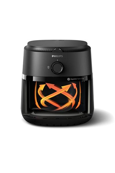 Philips Friteuza cu aer cald NA 120/00, 4.2 l, 1500 W, 12 programe, Cronometru, Termostat ajustabil